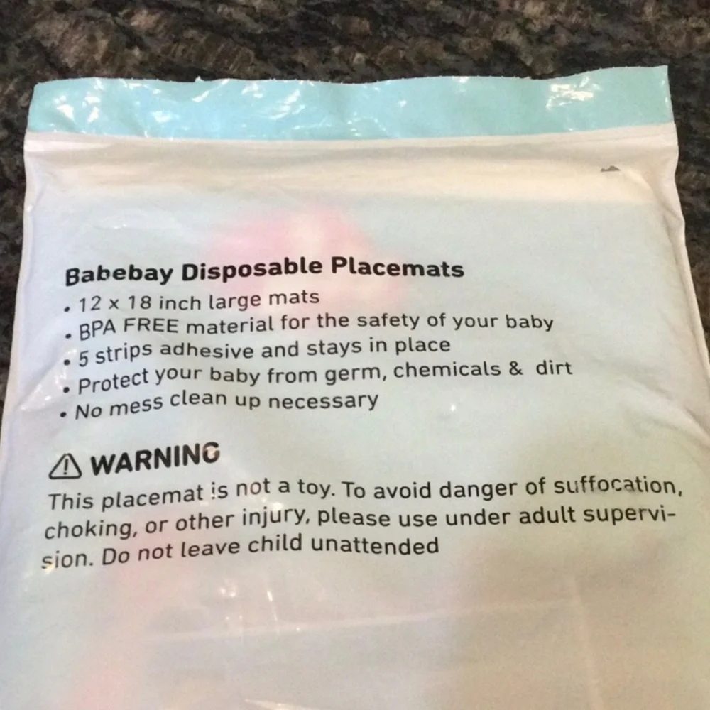 Disposable Book-o-Bibs & Placemats